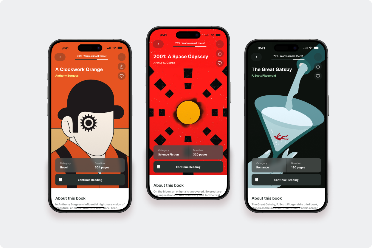 Reading app concept